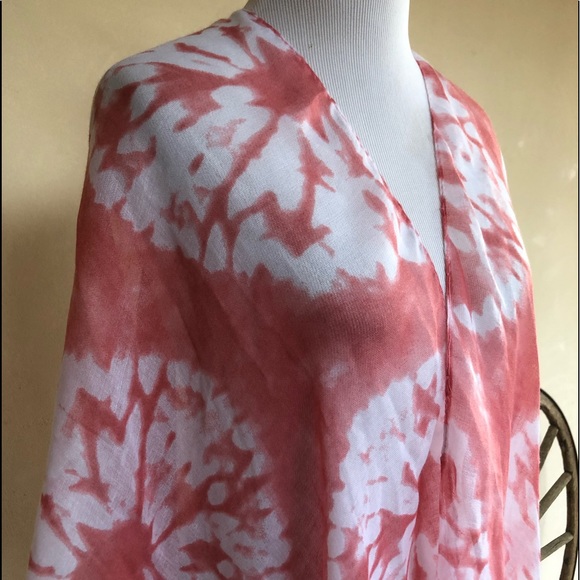 SWIM SUIT KIMONO BEACH COVER-UP alright Weight Corral Tie-Dye NEW! Super Cute! - Picture 2 of 8